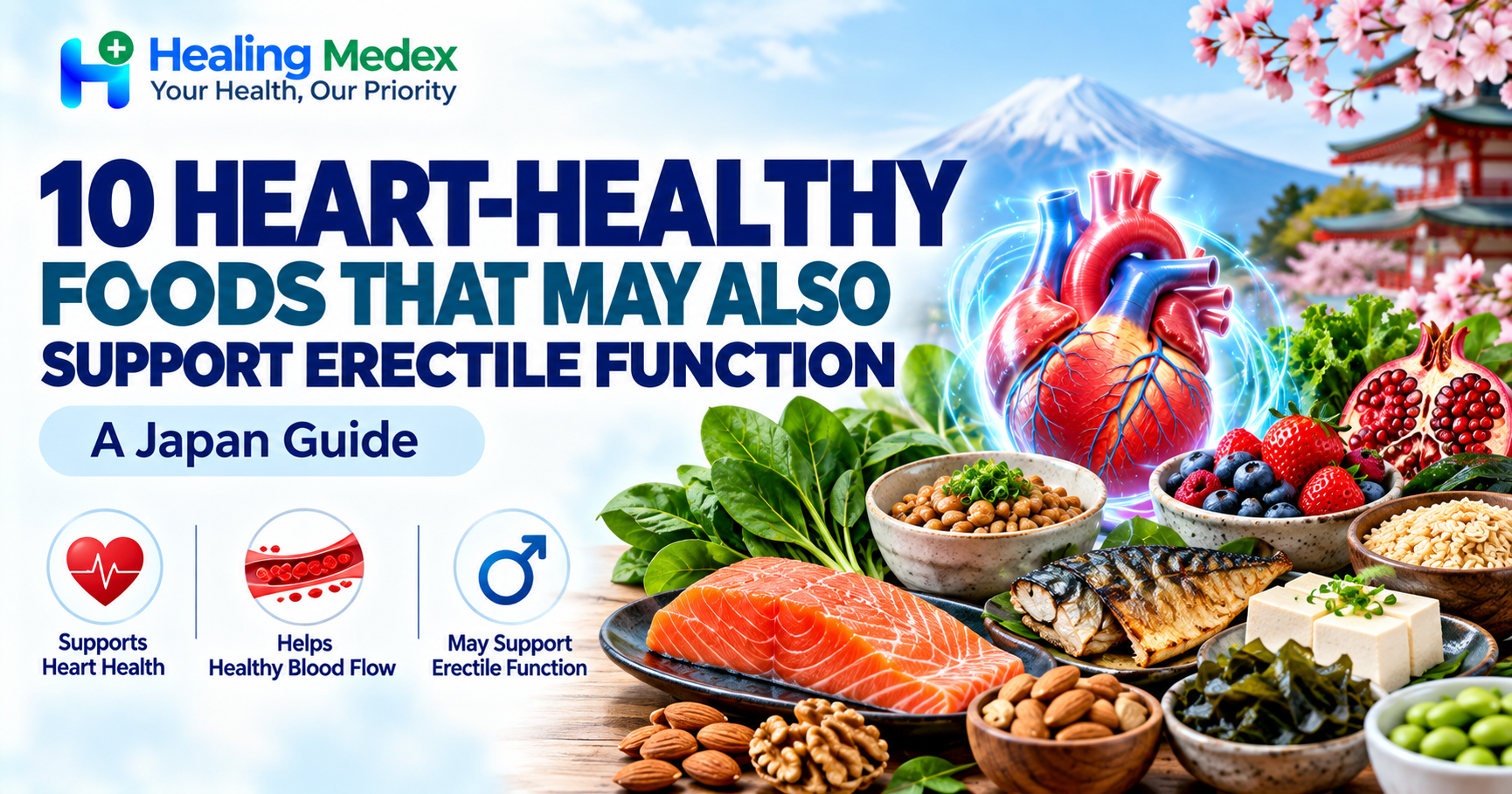 10 Heart-Healthy Foods That May Also Support Erectile Function: A Japan Guide