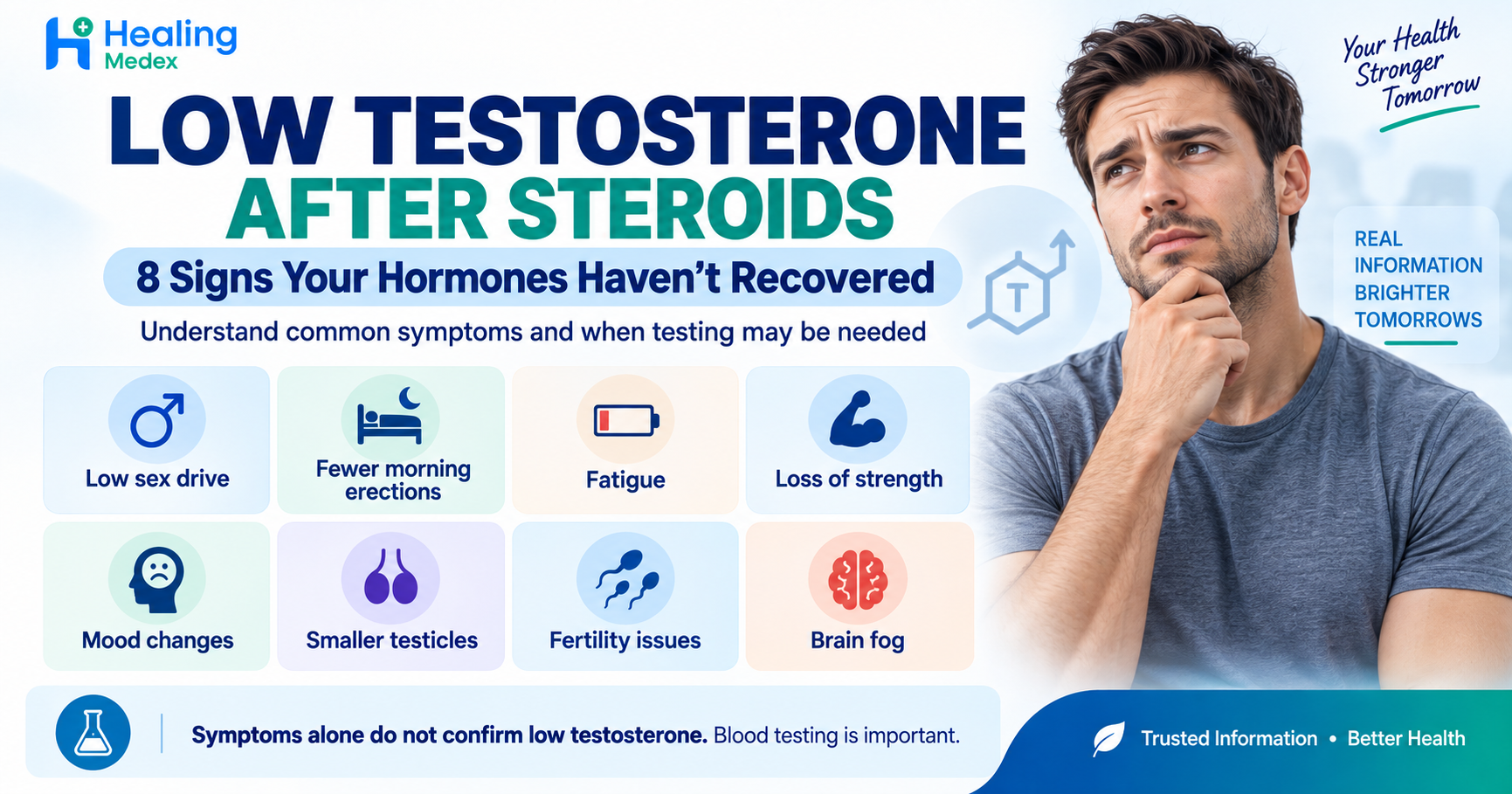 Low Testosterone After Steroids: 8 Signs Your Hormones Haven’t Recovered