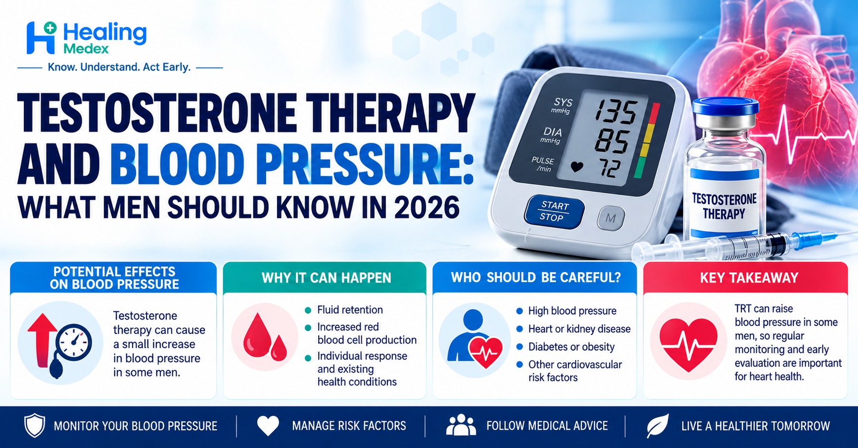 Testosterone Therapy and Blood Pressure: What Men Should Know in 2026