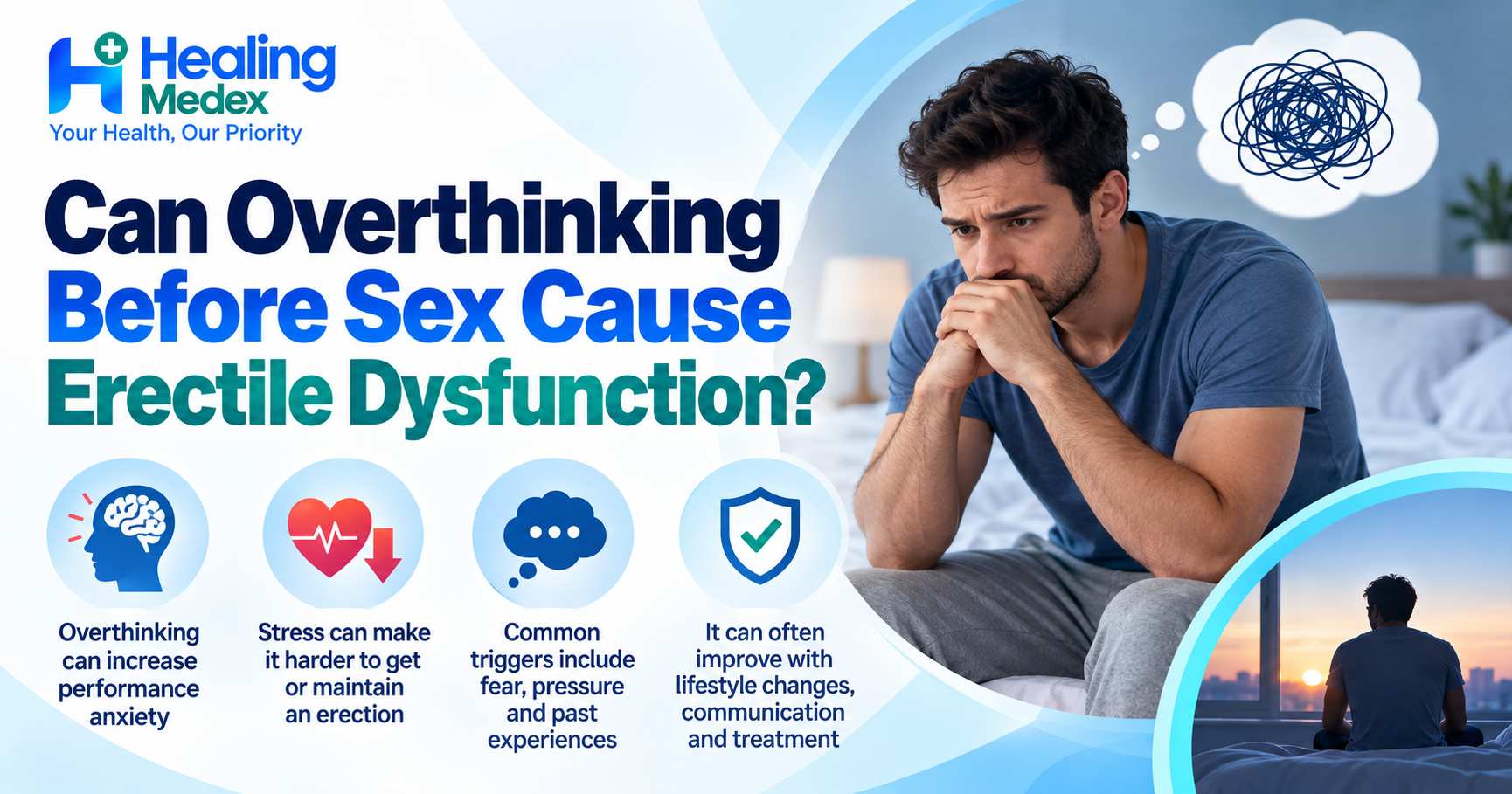 Can Overthinking Before Sex Cause Erectile Dysfunction?