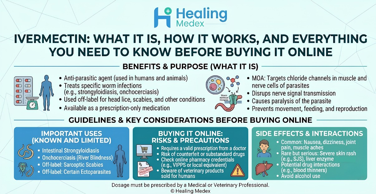 Ivermectin Uses, Benefits, Side Effects & Buying Guide | Healing Medex