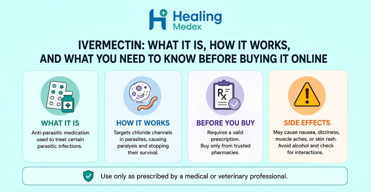 Ivermectin: What It Is, How It Works & Safe Buying Guide | Healing Medex