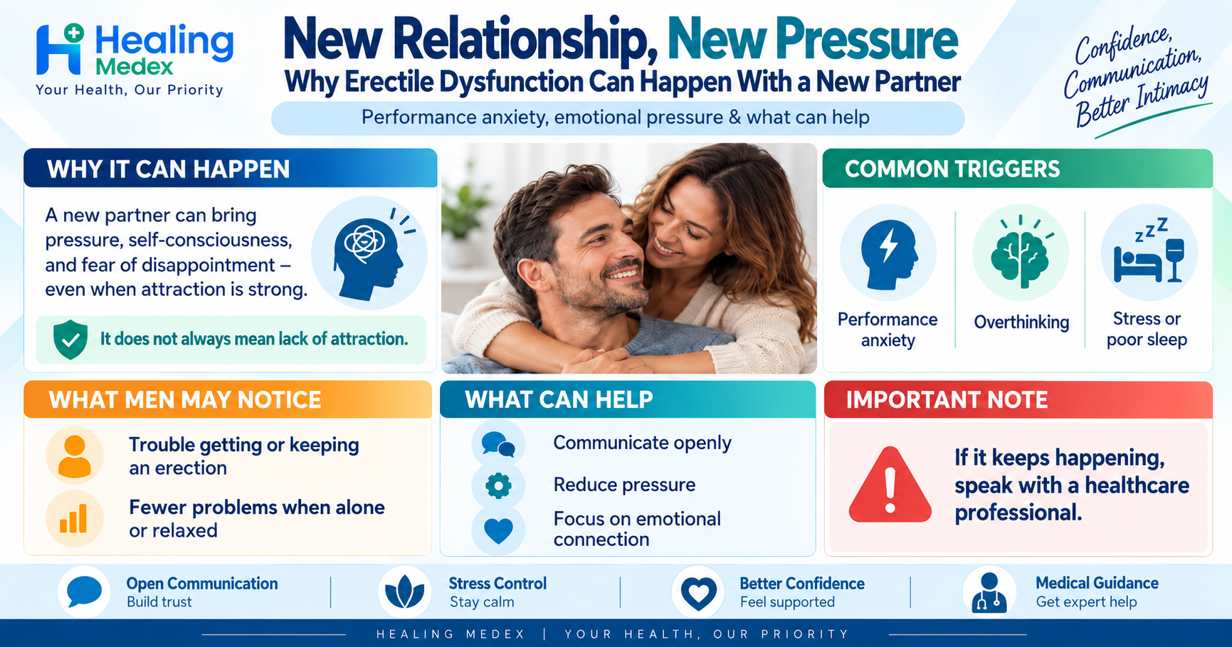 New Relationship, New Pressure: Why Erectile Dysfunction Can Happen With a New Partner