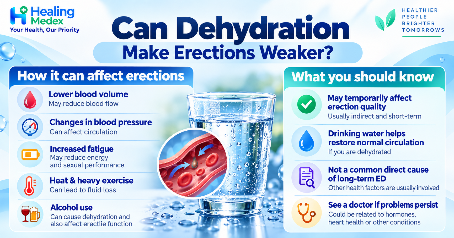 Can Dehydration Make Erections Weaker?