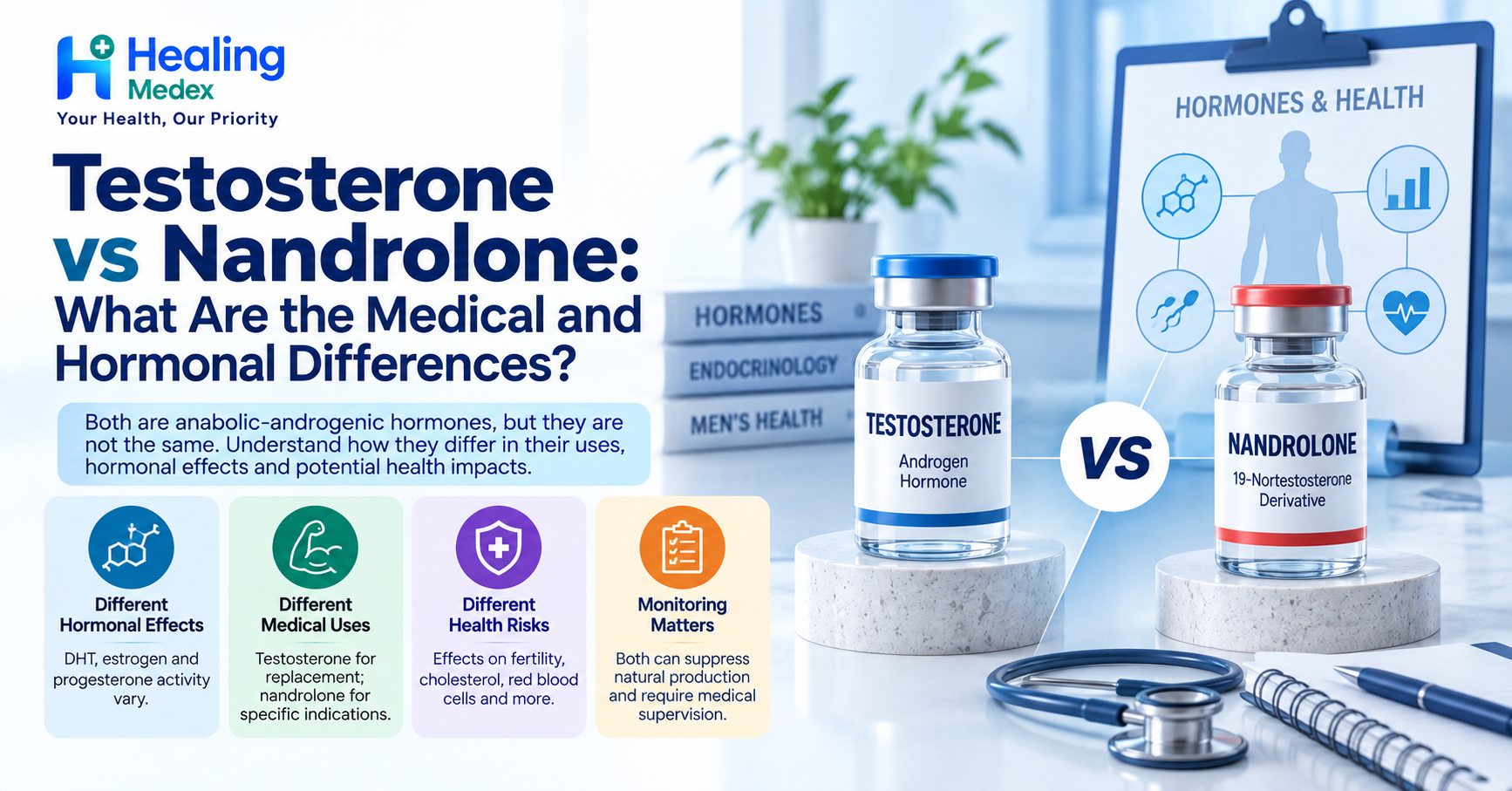 Testosterone vs Nandrolone: What Are the Medical and Hormonal Differences?