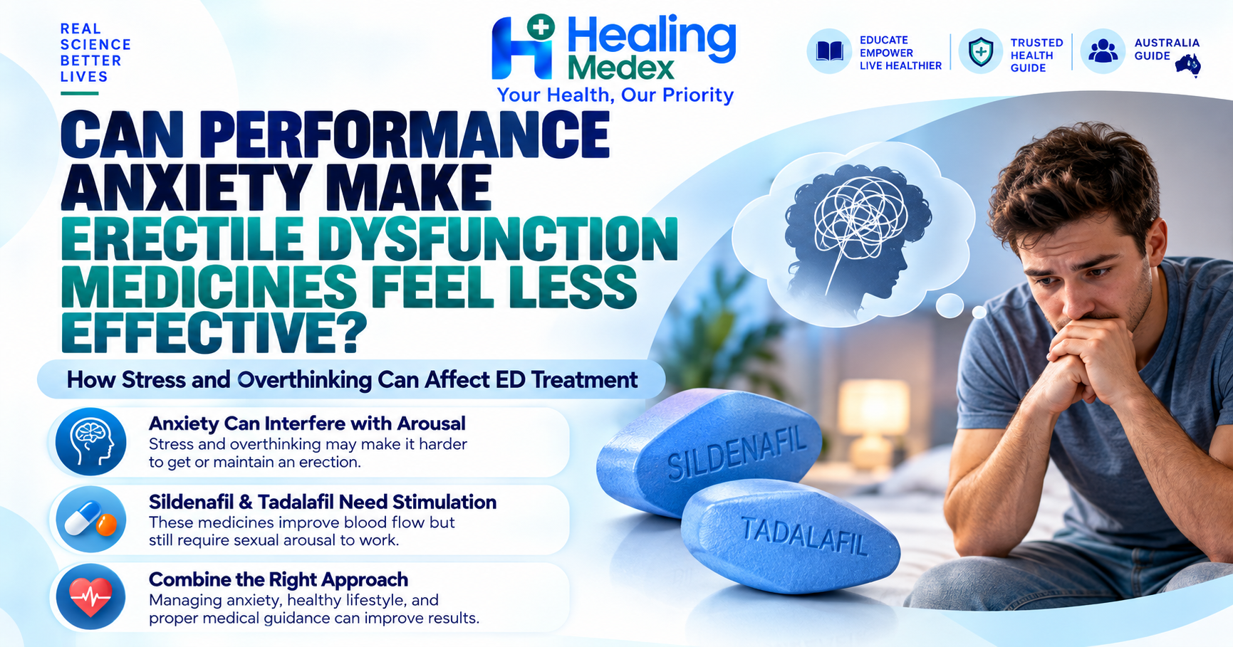 Can Performance Anxiety Make Erectile Dysfunction Medicines Feel Less Effective?