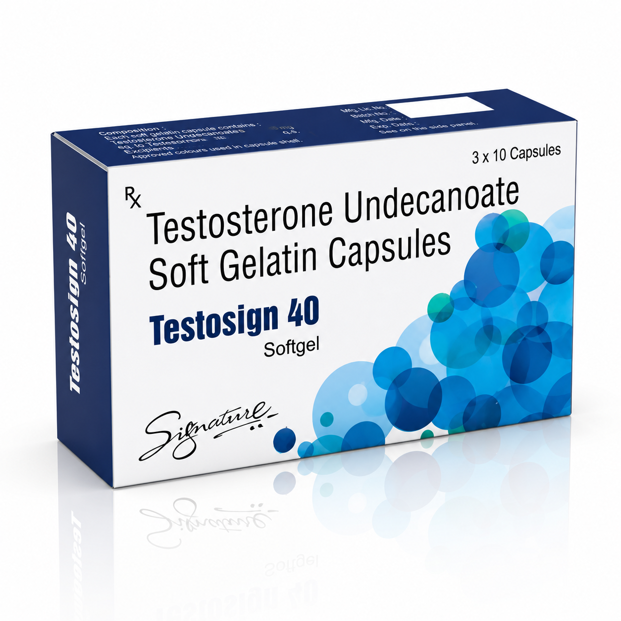 Testosign Soft Gel 40 MG Capsule