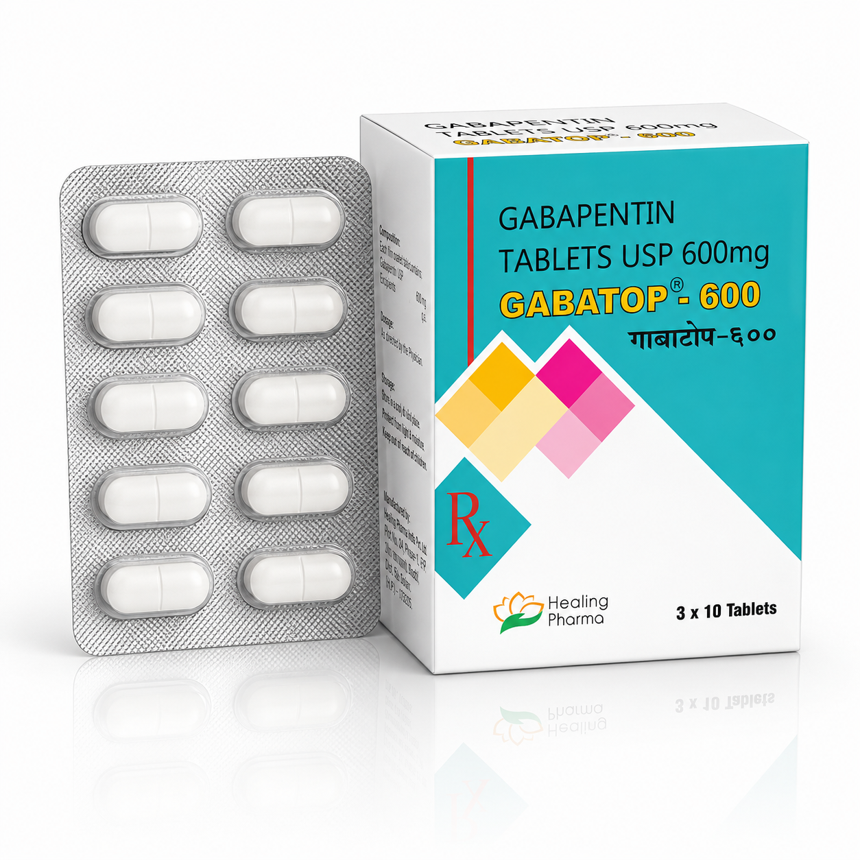 Gabatop 600 MG Tablet
