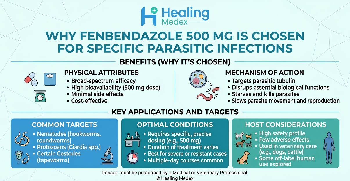 Fenbendazole 500 mg: Uses, Benefits, Safety & Parasite Treatment Guide | Healing Medex