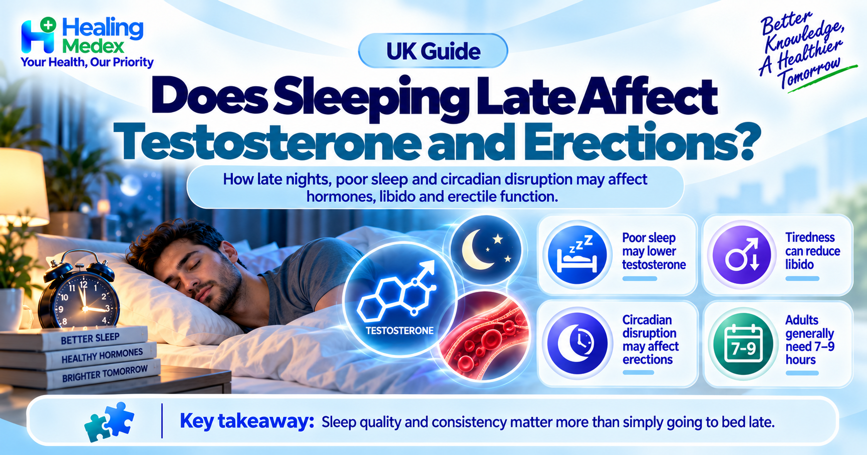Does Sleeping Late Affect Testosterone and Erections?